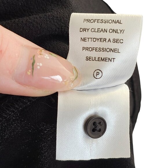 Gentle Fawn NWT Rosemarin Blouse Black Long Sleeve Sz XS - Picture 10 of 11